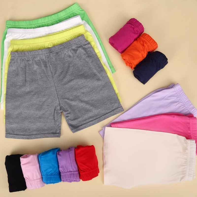 HOLLHOFF Store 15 Pack Girls Dance Shorts, Bike Shorts for Toddlers, Biker Cartwheel Under Dress Multicolor Girls Clothes - Image 5
